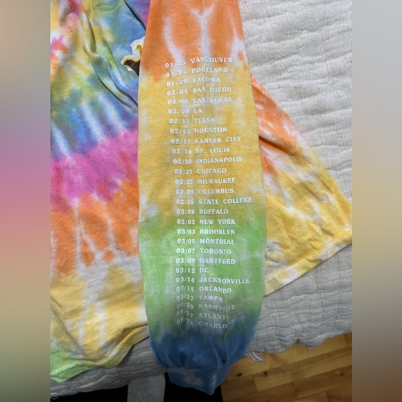 Travis Scott ASTROWORLD tour tie-dye shirt - Picture 3 of 5